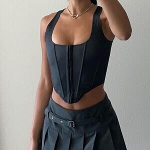 Dark Gray Corset